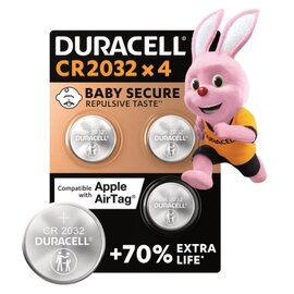Изображение 2 Батарейка Duracell CR2032 3V, 4шт.