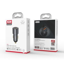Зображення 6 Зарядний пристрій XO CC45 1 USB QC 3.0 + 2 Type-C PD (60W) Black &mdash; XO-CC45-BK