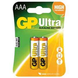 Изображение  Батарейка GP Batteries 24AU-U2, AAA, 2шт.