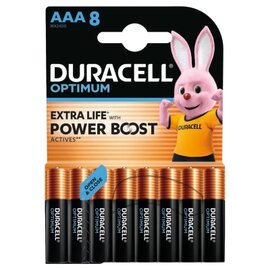 Изображение  Батарейка Duracell Optimum AAA 8 шт - 5015602