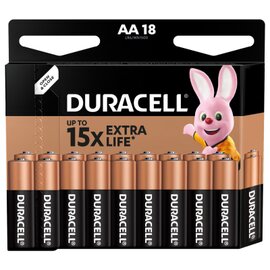 Зображення 2 Батарейка Duracell MN1500 AA/LR06 BL 18шт - 5006192