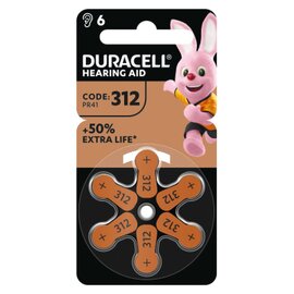 Изображение 2 Батарейка Duracell Extra Life 312 BL 6 шт - 5011449
