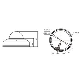 Изображение 2 5 MP видеокамера TVT TD-9557S4-C(D/WP/AR1) White (2.8 мм)