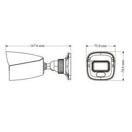 Зображення 2 Камера спостереження на 4 MP TVT TD-9441S4L-A (D/PE/AW1) White (2.8 мм)
