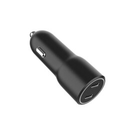 Зображення 3 Зарядний пристрій Gembird 2xUSB-C (PD 20W) black &mdash; TA-UC-C2PD40-CAR-01