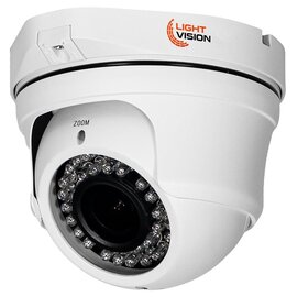 Зображення  8 MP відеокамера LightVision VLC-4840DFI White (Linklemo) (2.7-12 мм), Колір корпусу: білий