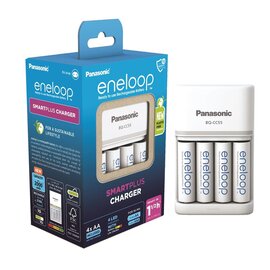 Зображення 3 Зарядка для батарейок Panasonic Smart-Quick Charger + Eneloop AA/HR06 4 шт. - K-KJ55MCD40E 1.2V