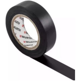 Зображення  Ізолента Wurth elektronik 0,18мм.х19мм. 10м, black, Колір: чорний