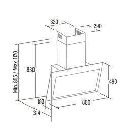 Изображение 3 Вытяжка Cata 02145006