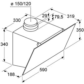 Изображение 5 Вытяжка Bosch DWK63PJ20T