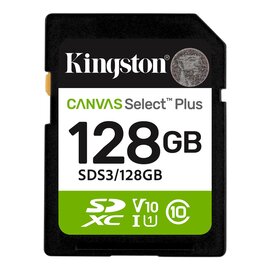 Изображение  Карта памяти Kingston Canvas Select Plus microSDXC 128GB UHS-I Class 10 - SDS3/128GB