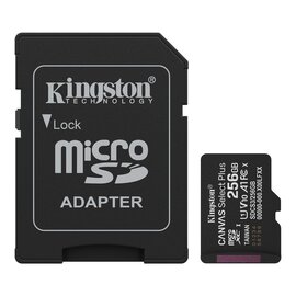 Изображение  Карта памяти Kingston Canvas Select Plus microSDXC 256GB UHS-I Class 10 - SDCS3/256GBSP
