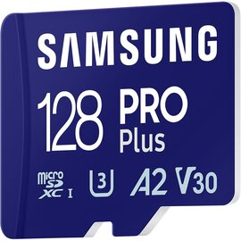 Изображение 4 Карта памяти Samsung Pro Plus microSDXC 128GB UHS-I/U3 Class 10 + SD-адаптер - MB-MD128SA/EU