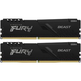 Изображение  Модуль памяти Kingston Fury Beast Black DDR4 2x16384Mb 3200MHz &mdash; KF432C16BB1K2/32WP