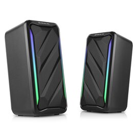 Зображення 2 Акустична система 2.0 REAL-EL S-130 Black