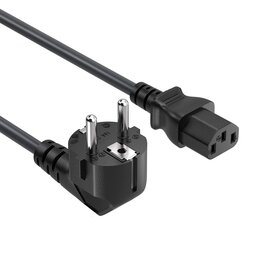 Изображение  ColorWay CEE7/7-C13, 1.8 м, Black - CW-CBP082-BK