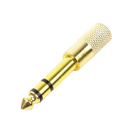 Зображення 2 Sky Sound SJ-022 (6.3 мм Jack F - 3.5 мм Jack M) GOLD