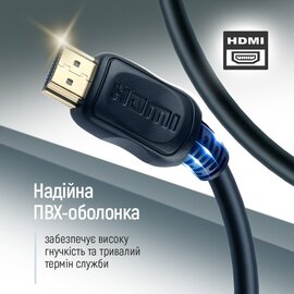 Изображение 4 ColorWay HDMI - HDMI V2.0 (M/M), 4K/60 Гц, 3м, Black - CW-CBHD079-BK