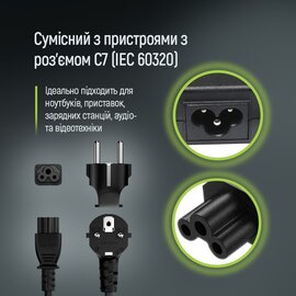 Изображение 4 ColorWay CEE7/7-C5, 1.8 м, Black - CW-CBP083-BK