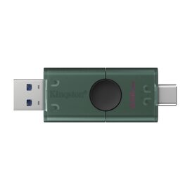 Зображення 2 USB флешка Kingston DataTraveler Duo Green 256GB USB3.2 Black - DTDEG2/256GB