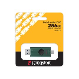 Зображення 4 USB флешка Kingston DataTraveler Duo Green 256GB USB3.2 Black - DTDEG2/256GB