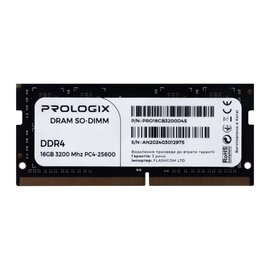 Изображение  Оперативная память Prologix SO-DIMM DDR4 32768Mb 3200MHz &mdash; PRO16GB3200D4S