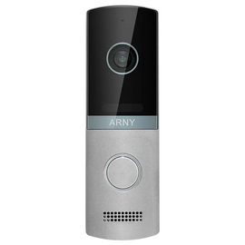 Изображение 2 Комплект видеодомофона Arny AVD-1421 White/Silver, Цвет (домофон + панель): белый + серебряный