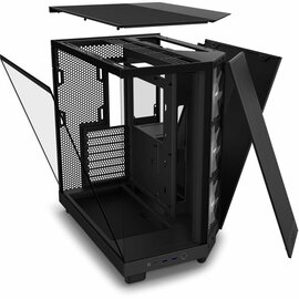 Изображение 3 Корпус NZXT H6 Flow RGB Black no PS &mdash; CC-H61FB-R1