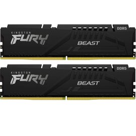 Изображение  Модуль памяти Kingston Fury Beast Black DDR5 2x32768Mb 6000MHz &mdash; KF560C30BBEK2-64