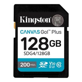 Изображение  Карта памяти Kingston Canvas Go! Plus SDXC 128GB UHS-I/U3 Class 10 - SDG4/128GB