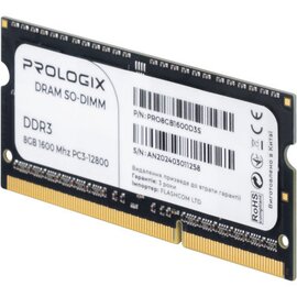 Зображення 3 Оперативна пам`ять Prologix SO-DIMM DDR3L 8192Mb 1600MHz &mdash; PRO8GB1600D3S
