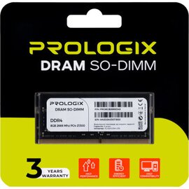 Зображення 4 Модуль пам`яті Prologix SO-DIMM DDR4 8192Mb 2666MHz &mdash; PRO8GB2666D4S