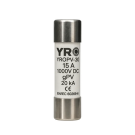 Зображення  Запобіжник Yro YROPV-30/10x38/15A/1000VDC