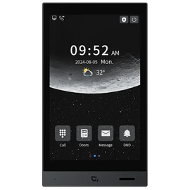 Зображення  Цифровий відеодомофон Dnake H616 Black, Колір корпусу: чорний