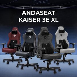Зображення  Крісло Anda Seat Kaiser 3E XL Grey Fabric - AD23YC-XL-09-G-CF-G01