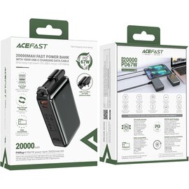 Изображение 6 Батарея универсальная Acefast M4 20000mAh 67W Black (AFM4B)