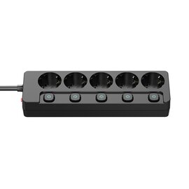 Изображение 3 ColorWay 5 р, 2м, Black - CW-PSEA52SBK 5 розеток