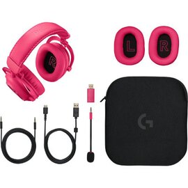 Зображення 6 Bluetooth гарнітура Logitech G Pro X2 Wireless LightSpeed Magenta &mdash; 981-001275