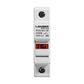 Зображення 2 Роз`єднувач запобіжника Leader PV0191-1P DC 1000V, Кількість полюсів: 1