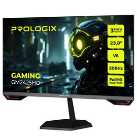 Изображение 2 Монитор Prologix Gaming GM2425HD VA 200Hz Black