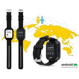 Зображення 3 Смарт-годинник Garmix PointPRO-300 4G/GPS/WiFi Black