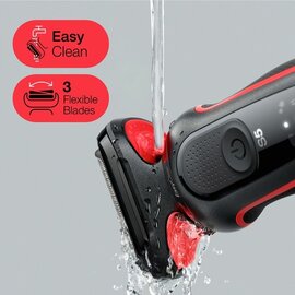 Зображення 5 Бритва Braun Series 5 51-R1000s Black/Red
