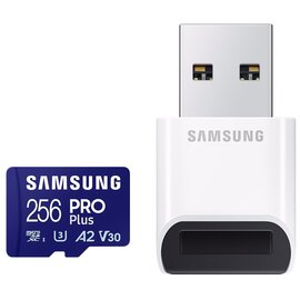Изображение 2 Карта памяти Samsung Pro Plus microSDXC 256GB UHS-I/U3 Class 10 + SD-адаптер - MB-MD256SB/WW