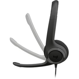 Изображение 3 Наушники Logitech H390 USB-C Midnight Black (981-001576) с микрофоном