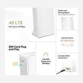 Изображение 5 Роутер для дома и офиса Mercusys MB112-4G