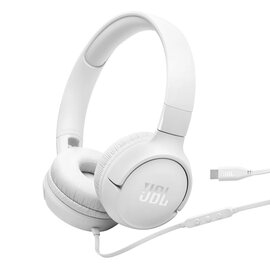 Зображення  Навушники JBL Tune 520C White (JBLT520CWHT) вбудований в кабель