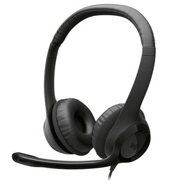 Изображение  Наушники Logitech H390 USB-C Midnight Black (981-001576) с микрофоном