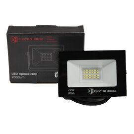 Зображення 2 Світлодіодний прожектор ElectroHouse EH-FDL-20W 20W 6500K 2000Lm