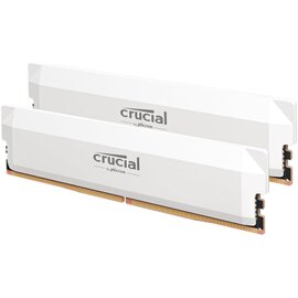 Зображення  Модуль пам`яті Micron Pro Overclocking White DDR5 2x16384Mb 6400MHz (CP2K16G64C38U5W)