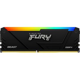Изображение  Модуль памяти Kingston Fury Beast RGB DDR4 16384Mb 3600MHz (KF436C18BB2A/16)